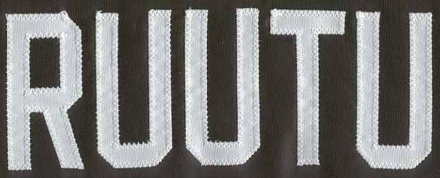 Pre-Stitched Twill Letters(1 color)